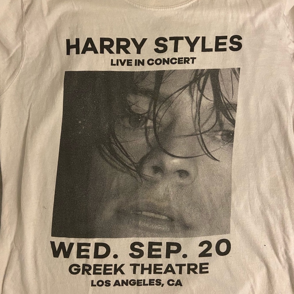 Harry Styles Live Tour merch t-shirt